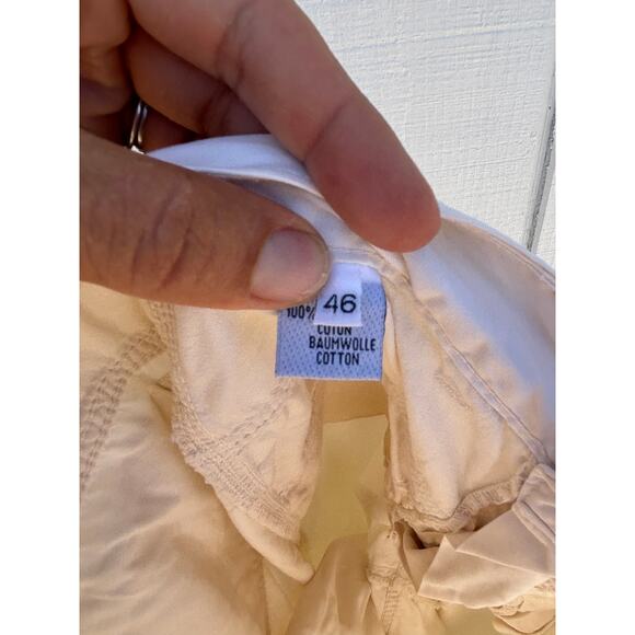 Vintage Closed Pants, White, High Waisted, Tapered, Sz 46‎ (size 4) - Picture 7 of 8